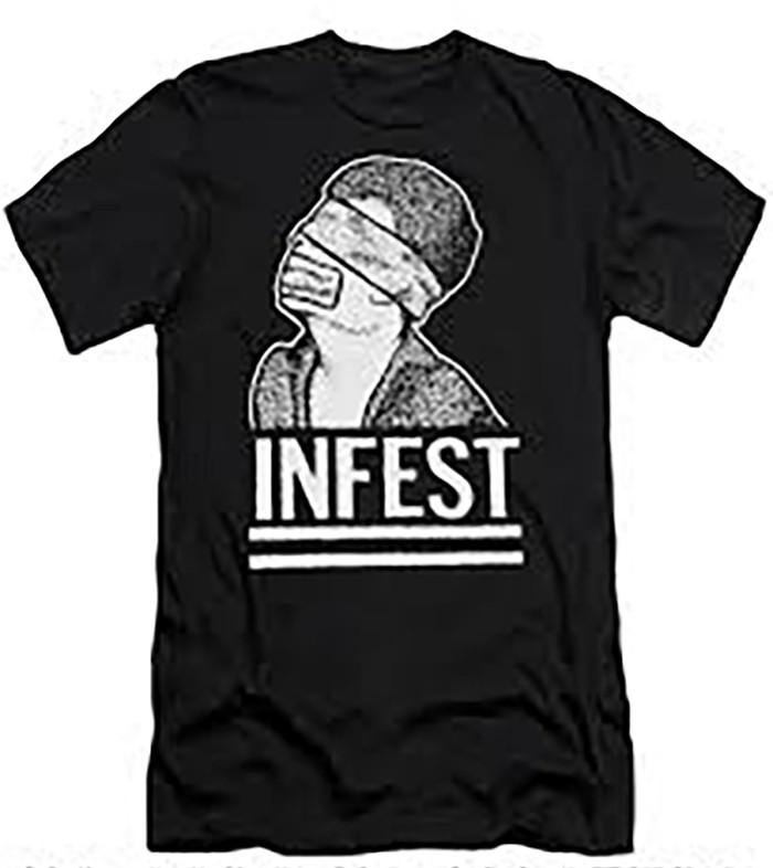 Rare Infest hardcore band ablum T-shirt S to 5XL 2F1079 XXXL