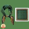 Mulberry Silk Scarf Old Money Style Summer Thin Valentine's Day Gift Plain Satin Printed Small Square