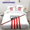 Athletic Club Muster Bettwäsche Steppdecken-Set Heimdekoration Geschenk (1 Bettbezug + 2 Kissenbezüge (ohne Füllung))