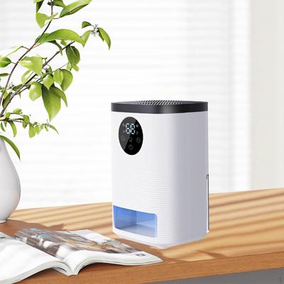 Přenosný odvlhčovač vzduchu 1400 ml a noční světlo do koupelny a skříně do ložnice