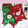 Pattern Santa Claus Hanging Flags Christmas Party Decoration Banner Fashion