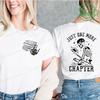 One More Chapter Prints Mans Women Tee Clothing Book Lover Tops Creativity All-math Short Sleeve Skull Fashion Casual T-Shirt