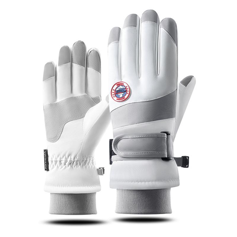 Skihandschuhe Winter Samt Outdoor Reiten rutschfeste wasserdichte verdickte warme Touchscreen-Handschuhe