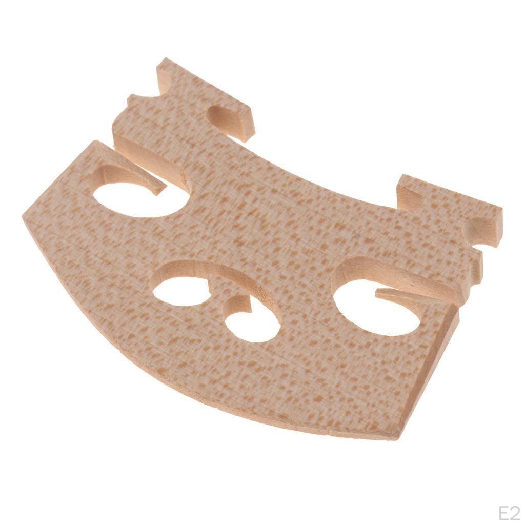 Wooden Violin Bridge Available /4,3/4,1/4,1/2,1/8 Solid Wood