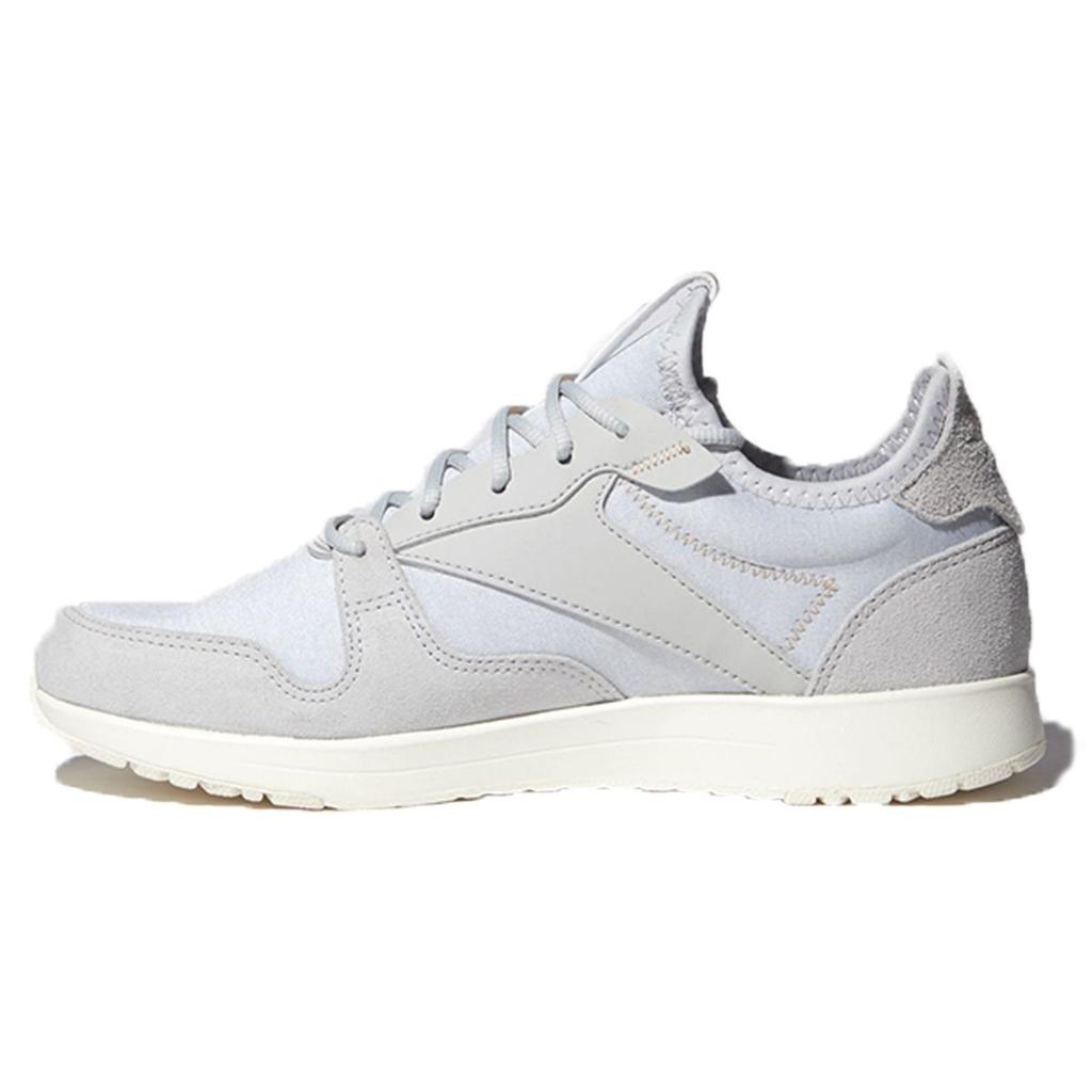 Reebok Comfortable Fabric Two-Layer Suede Low-Top Running Shoes Women Sneakers Desert-Gray S29073