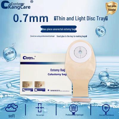 Medical Grade Ostomy Bag: Water-Light Thin Seal, Reinforced Edge for Colorectal Diversion
