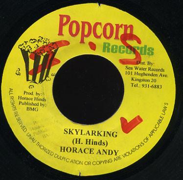 

7inch Record HORACE ANDY - Skylarking NONE Popcorn Records 1996 Jamaica Reggae, Ska & Dub Used