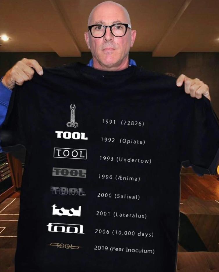Tool Band Through Years Unisex Tshirt size S5XL Unisex T-Shirt M