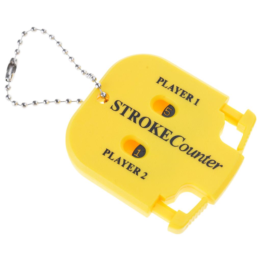 Golf Score Indicator Putt & Shot Scorekeeper for Golf Scoring Keychains 2 Player Golf Score Counter Golf Strokes Counter