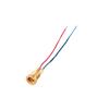 Universal Pin Socket Female Socket With Soldering Wire Mmcx Pure Copper Gold Plated Built-in Hreaded Nut Holder