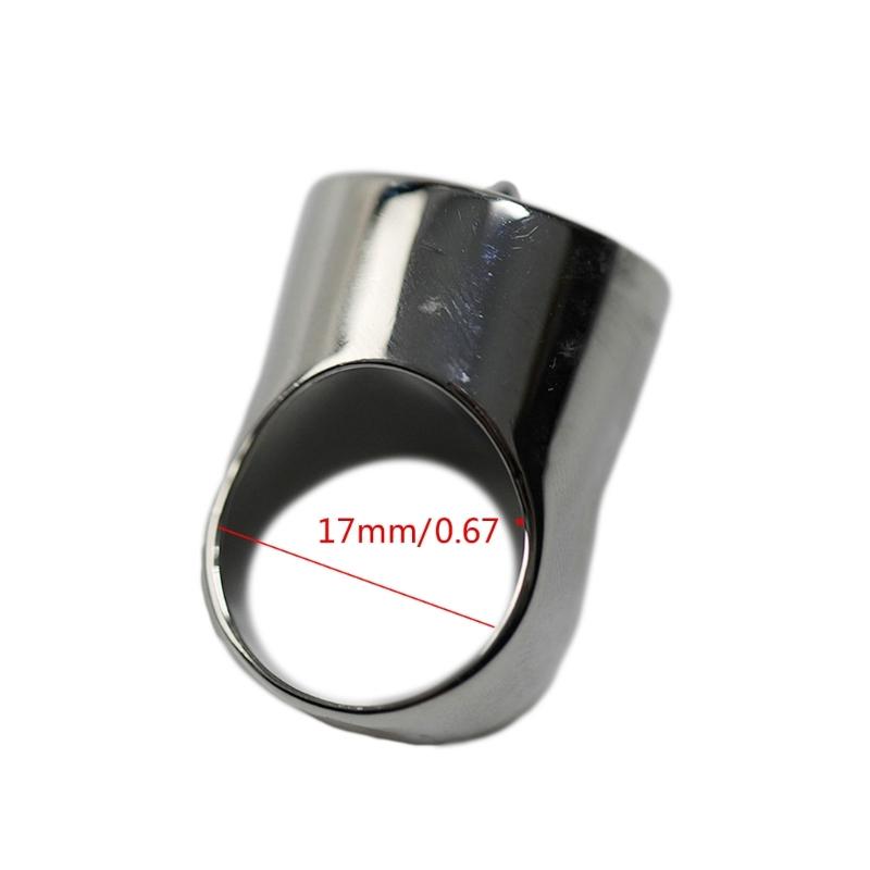 Adjustable Finger Rings Unique Candle Shape Bands Colorful Specular Rings Accessory for Women Fashionable Jewelry
