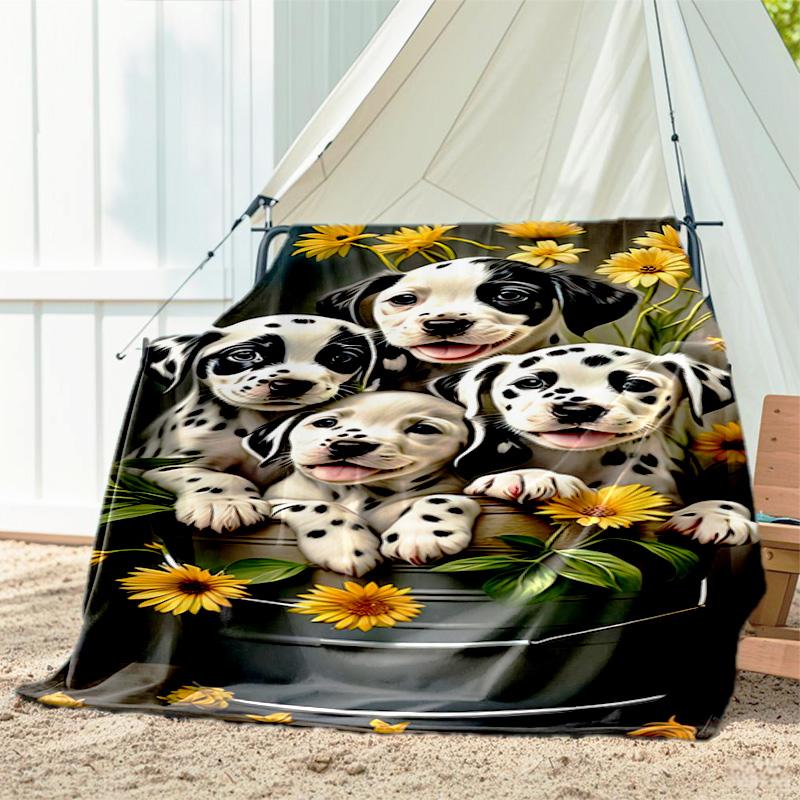 1pc Wolf Pattern Blanket, All Season Lightweight Home Office Outdoor Nap Multifunctional Blanket