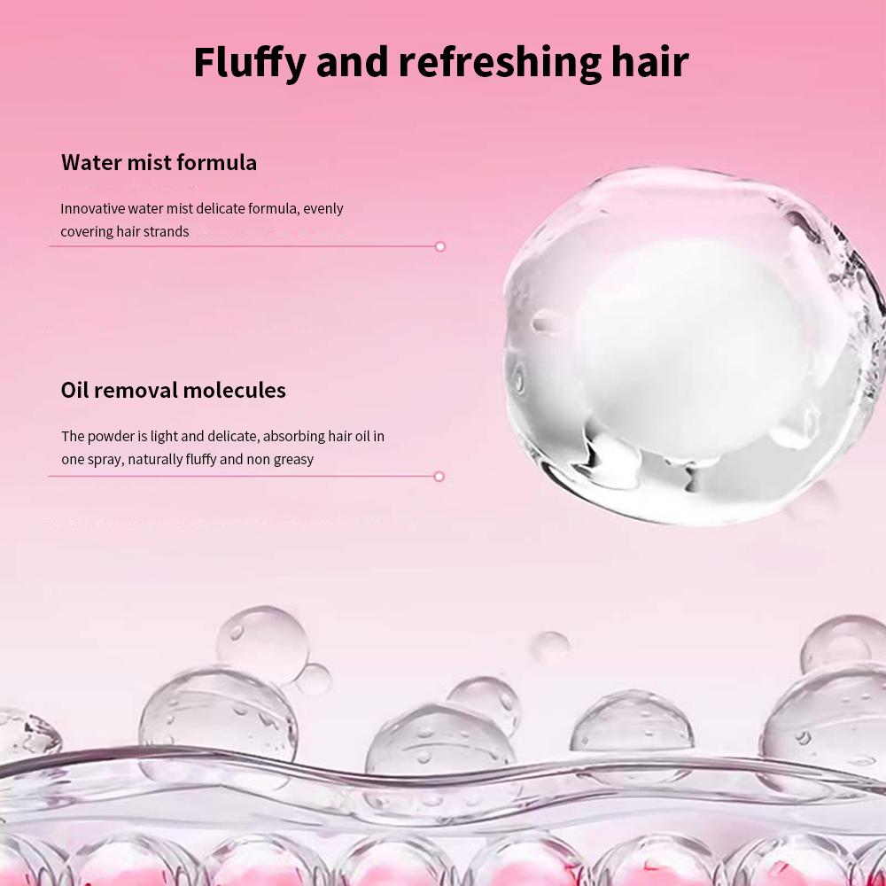 No-wash Fluffy Dry Hair Shampoo Spray, Hair Styling Product, Instantly Refreshing And Volumizing Hair Oil Removal Hair Care