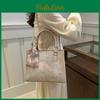 Trendy Street Style Pu Leather Tote Bag Medium Size With Mobile Phone Pocket