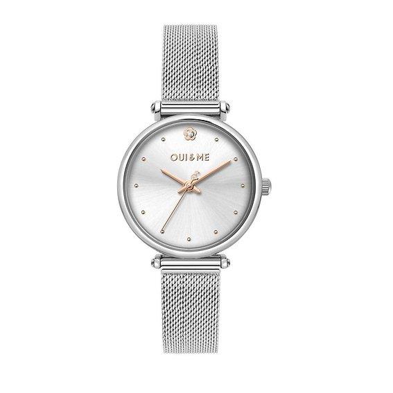 Oui & Me Etoile Stainless Steel Silver Dial Quartz ME010296 Women's Watch