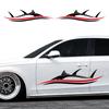 2pcs/set Fish Stripes Style Car Decals for Vehicle Car Boat RV Campervan Caravan Motorhome Window Decorate Waterproof Vinyl