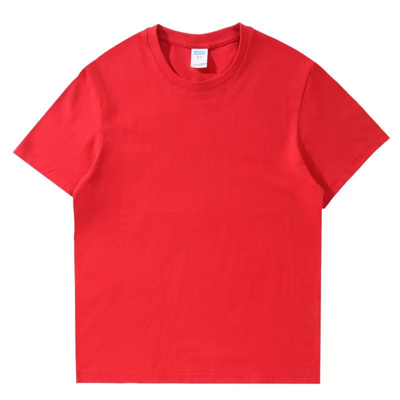 Herren einfarbige Streetwear, 100% atmungsaktives und bequemes Baumwoll-Rundhals-T-Shirt, Sommer modische und lässige Streetwear