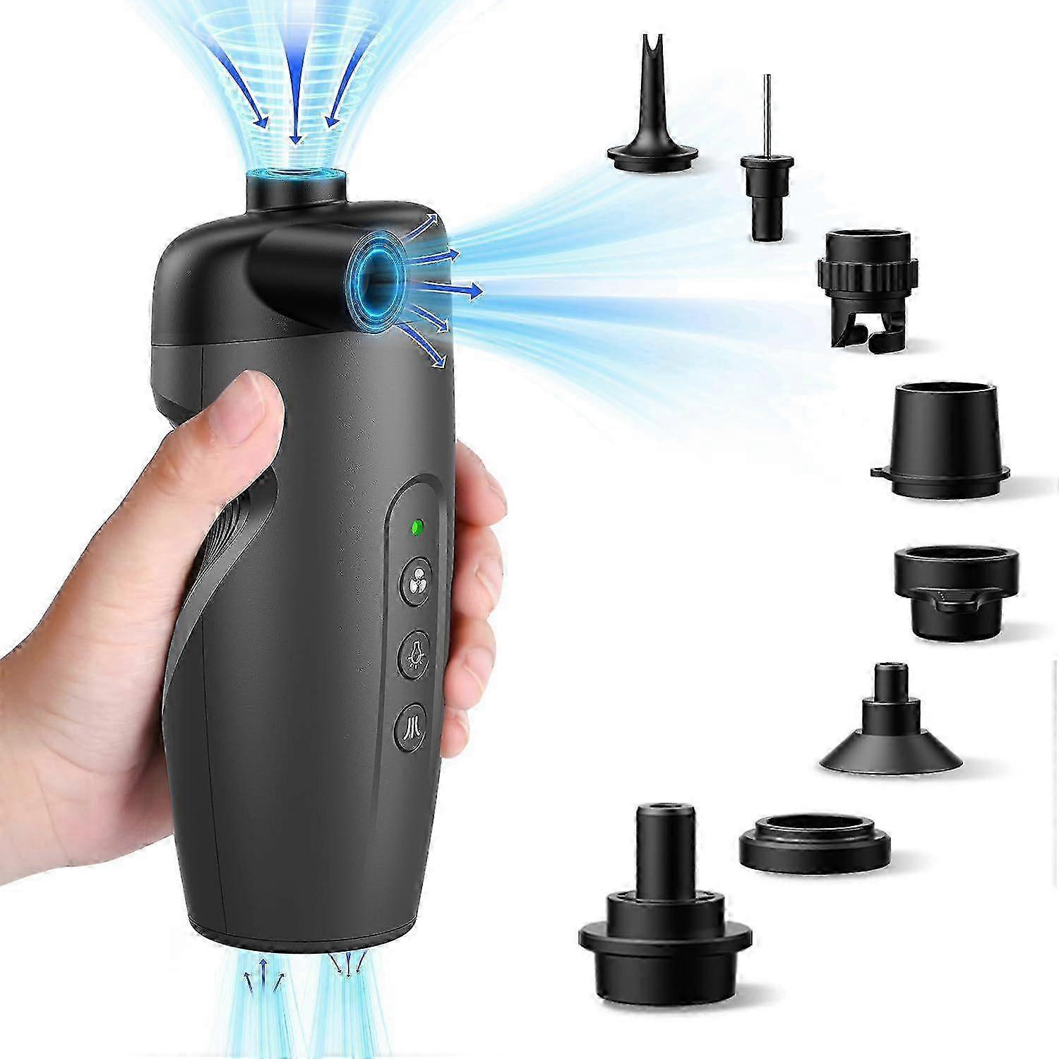 Elektrische Aufblasluftpumpe 20 PSI Tragbar Outdoor Elektrische Aufblasluftpumpe Kabelloser Luftinflator für aufblasbares SUP Stand Up Paddle
