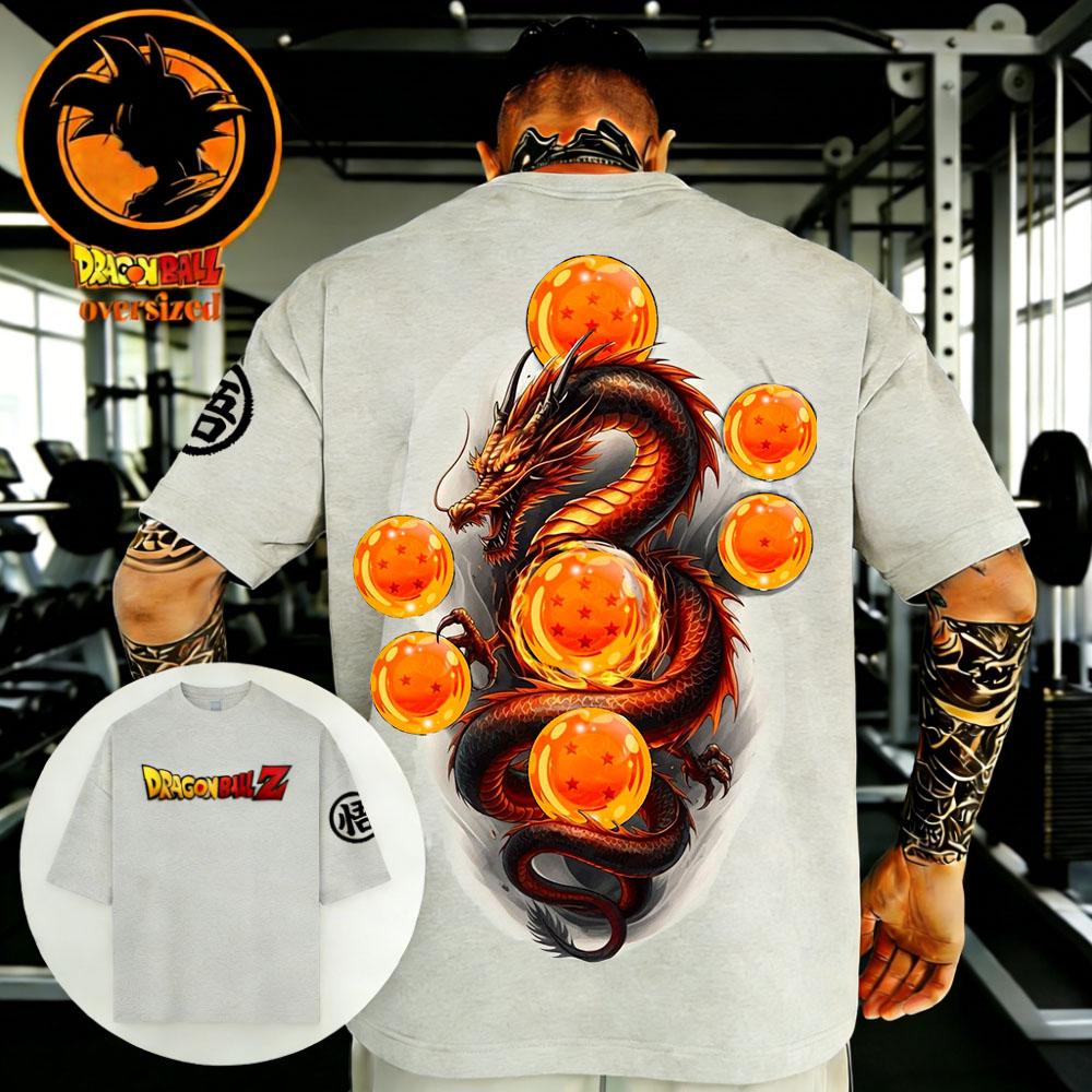 Summer Dragon Ball Retro Fitness T-shirt Men's Casual T-shirt