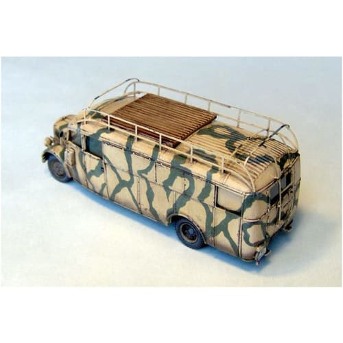 Roden 1/72 Scale German Opel Military Staff Bus W39 Plastic Model Kit RE72720