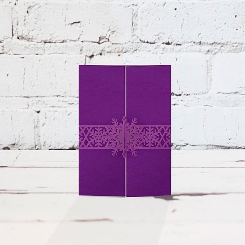 Embossed Die Template Christmas Snowflake Greeting Card Bookmark Scrapbooking DIY Cutting Die Carbon Steel Die