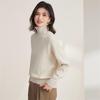 Jinjuan Women's 100% Merino Wool Double Lapel Warm Sweater