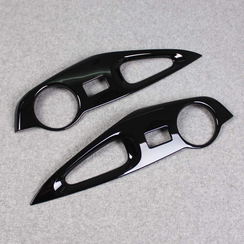 RUIQ Toyota Corolla Sport 210 Series and Interior Door Window Button Switch Panel Covers and Garnishes (2018 later) (Piano Black)