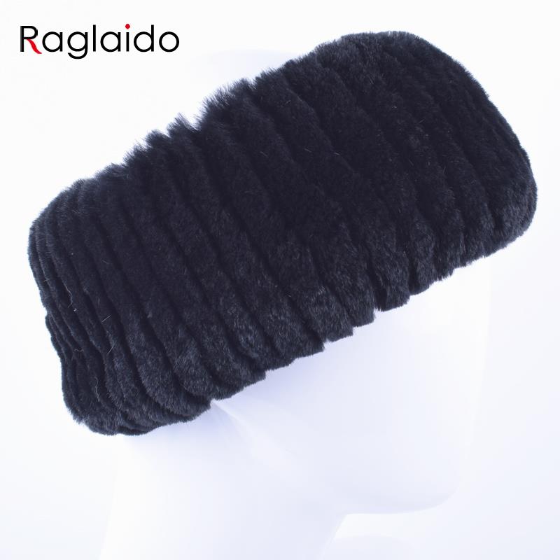 Raglaido Ring Scarves Woman Real Fur Neck Warmer Winter Rabbit Warm Soft Women's Scarves Luxury Brand Fur Collar Scarf