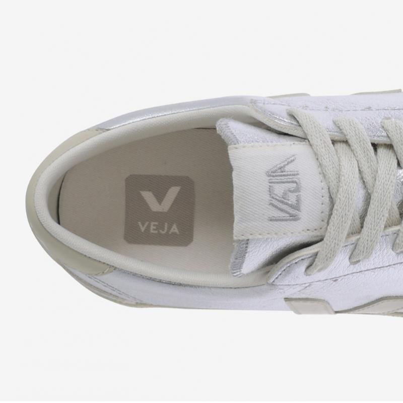 Veja Women S Silver SneakerS Vole Leather Svjf251vo20 749