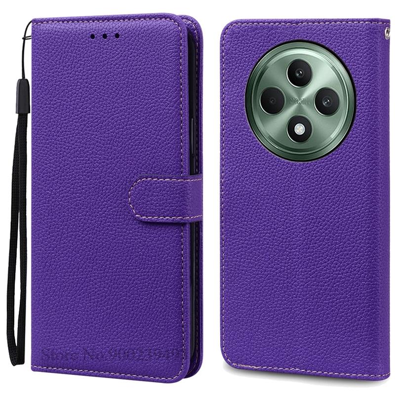 For Oppo Reno 12 FS 5G Etui Lommebok Lær Flip Cover For Oppo Reno 12F Etui Reno 12FS 12 F Reno12F Reno12 Fs Telefonetui Fundas