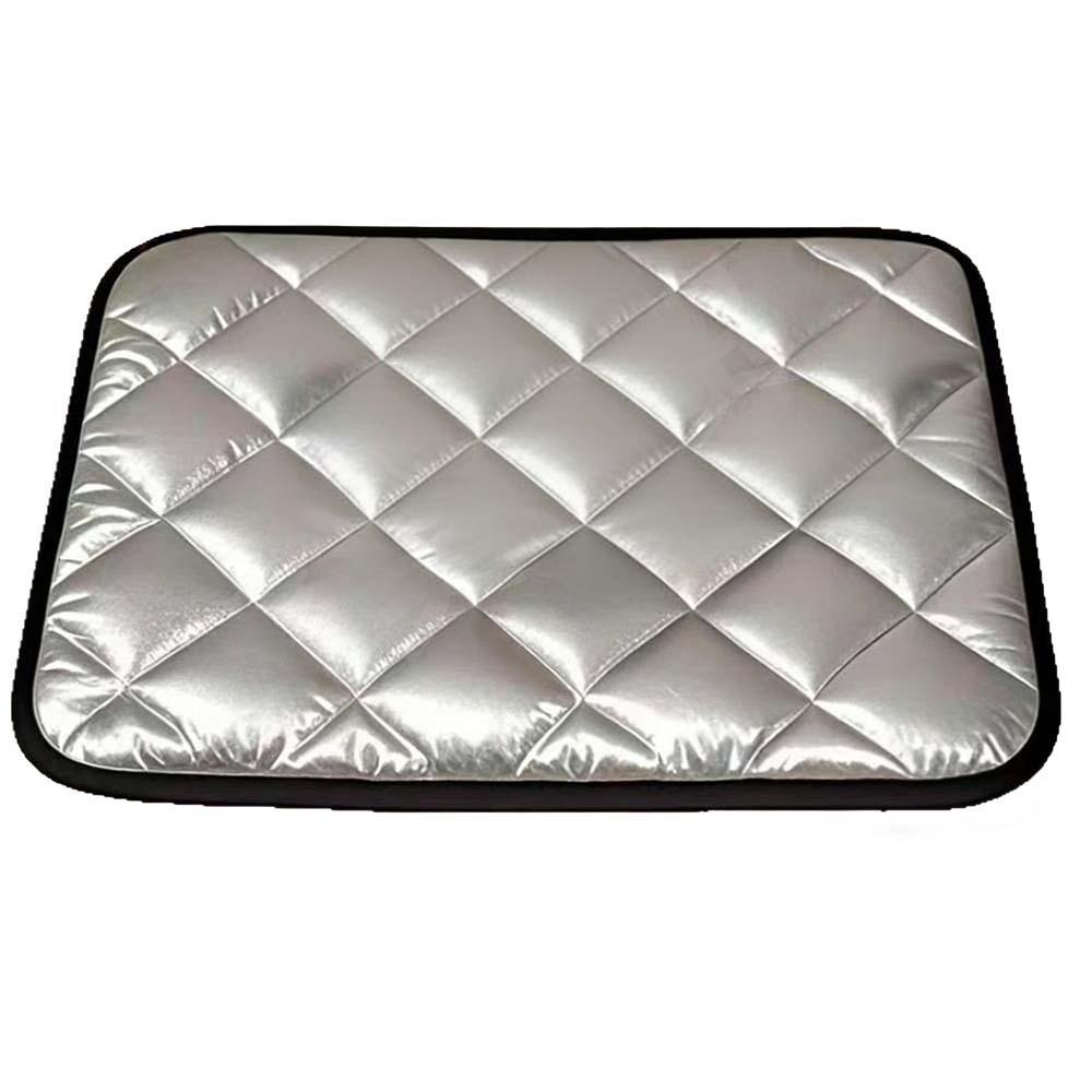 

Portable Waterproof Dog Bed Mat Thickened PP Cotton Oxford Pet Cushion Blanket for Dog Cats Home Outdoor Camping Pet Accessories 30x25cm срібний