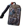 Thunderstruck Jujube Wood Zhao Gongming Tiger Head God of Wealth Amulet Pendant