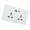 Smart Wall Outlet 2.4G WiFi Touch Light Switch Voice Control Smart Plug with USB and TYPE C Charger