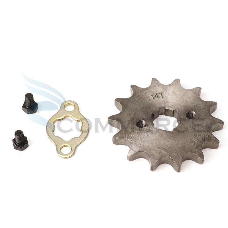 530# 20mm Front Engine Sprocket for Dirt Bike Sprocket 10 11 12 13 14 15 16 17 18 19 20 21 Teeth ATV Quad Buggy Motorcycle
