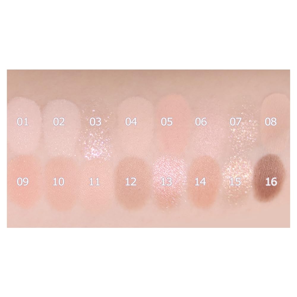 Wakemake Soft Blurring Eye Palette 03 Sunset Best Cosmetics Award 16 Koreanischer Alltags-Lidschatten Natürliches Verblenden, Gewinner, Farben, Matt, Glitzer,