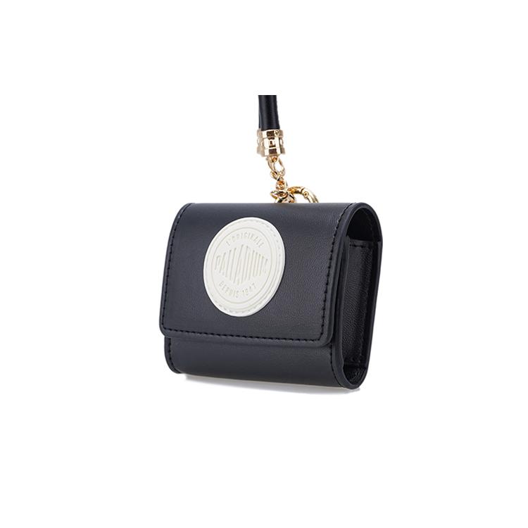 New Palladium Polyurethane Earphone Case Storage Bag Unisex Black Oyster PD0306-033