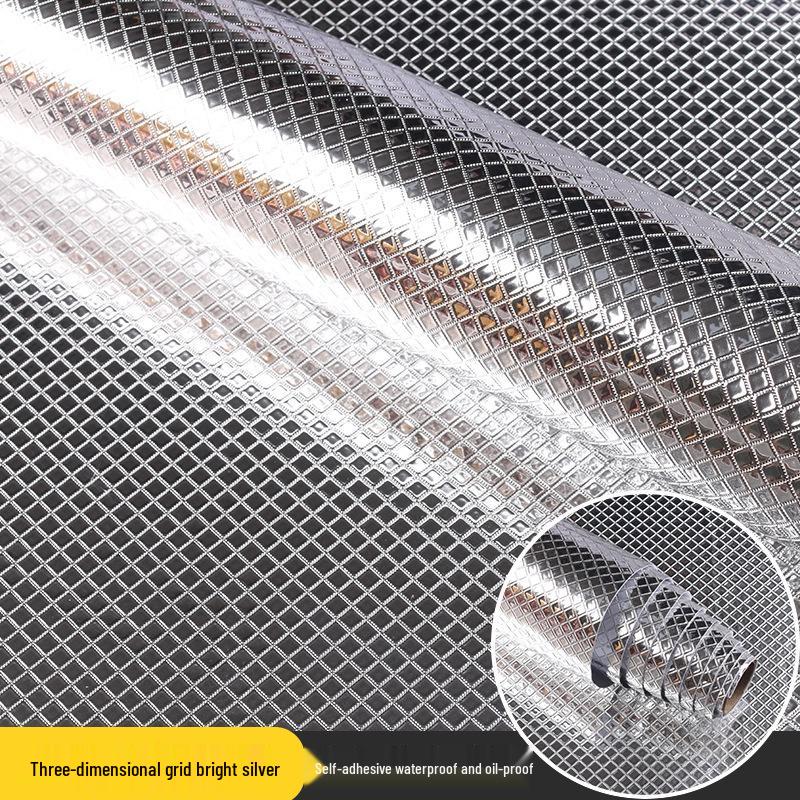 Waterproof Fireproof Oil-Proof Aluminum Tile Sticker for Kitchen Surfaces
