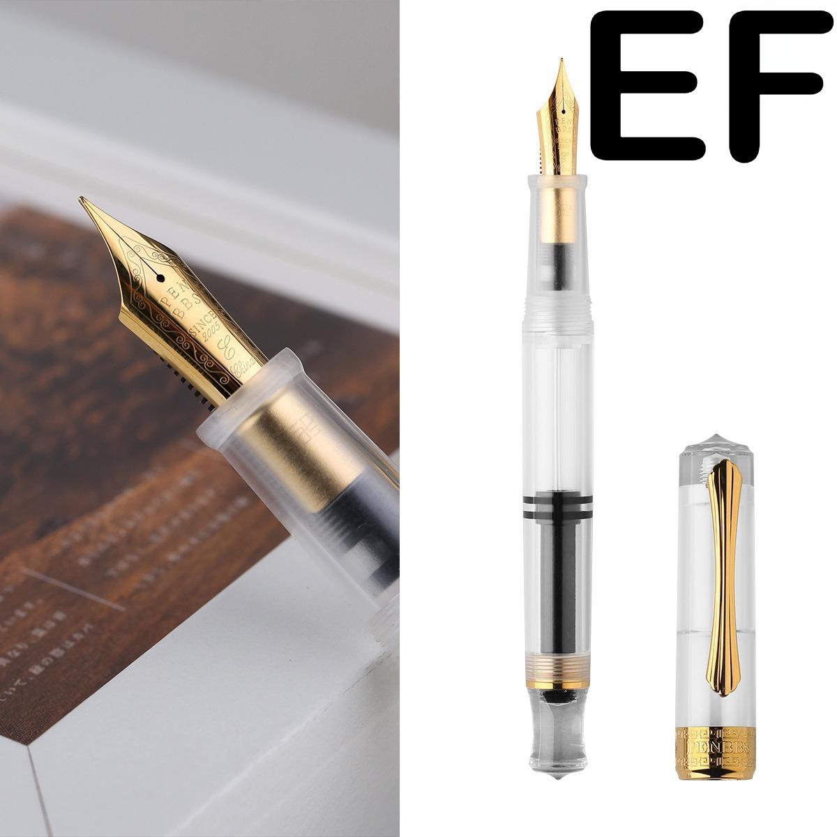 

Вакуумная перьевая ручка PENBBS 470, большой объем, прозрачный акриловый корпус, PK MAJOHN HONGDIAN JINHAO, школьные принадлежности, канцелярские товары Only Pen
