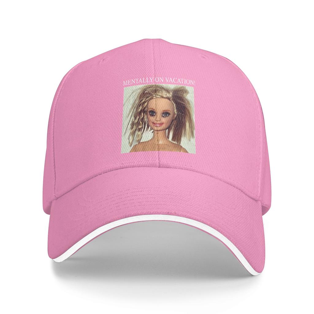 Disgusted Doll Meme Face Baseball Cap Running Hippie SunProof Hip Hop Hats Women Men Casual Design Baseball Caps
