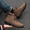 Fashion New autumn and winter fashion men's boots Retro high-quality luxury Office or business work Outdoor street Trendy shoes