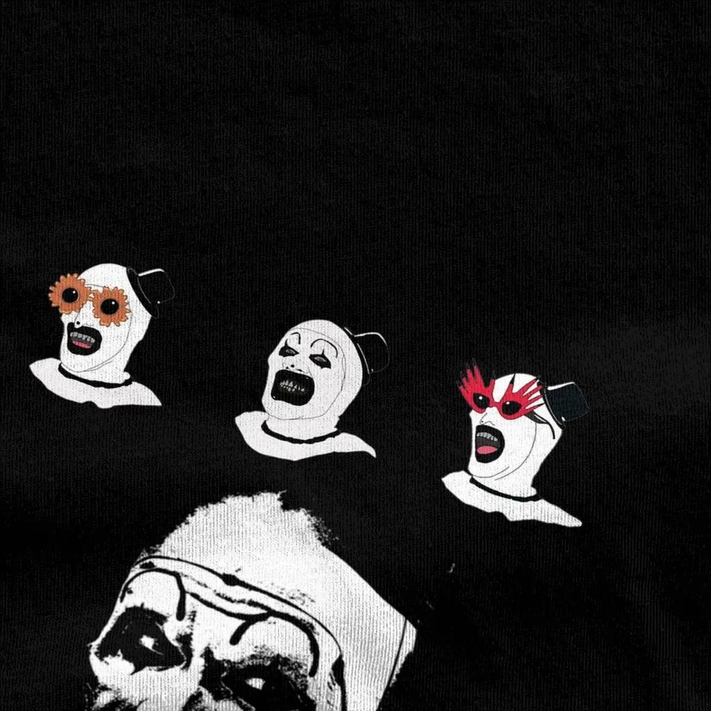 Neuartige Terrifier 2 Clown-T-Shirts für Männer und Frauen, Baumwolle, Art The Clown, T-Shirt, Sommerkleidung