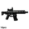 Military Army Weapons Building Blocks Light Machine Guns M16 M4 AK Action Special Forces Figures Accessories Mini Brick Kid Toys