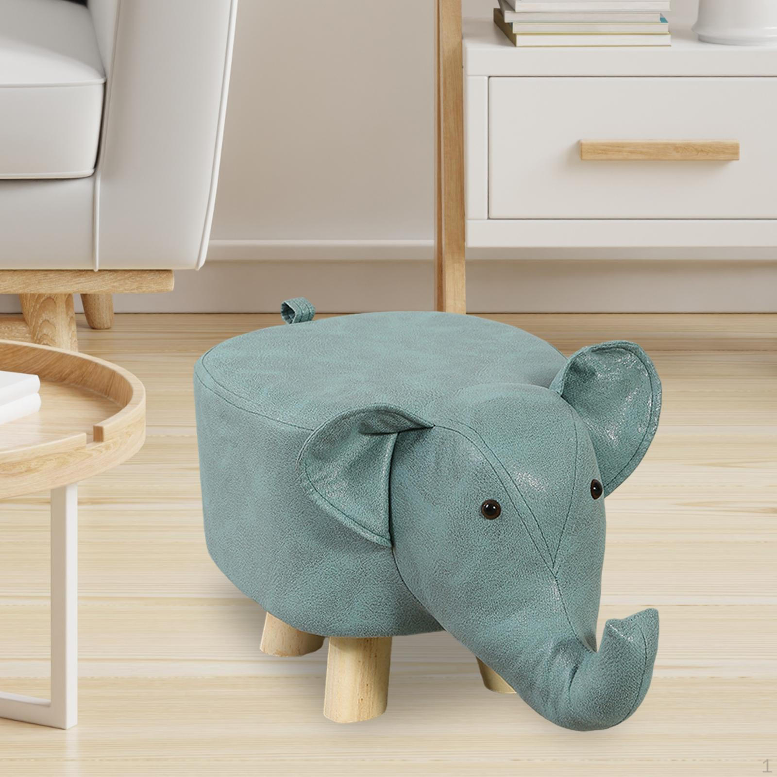 

Елегантний пуфик у вигляді слона для домашнього декору синій