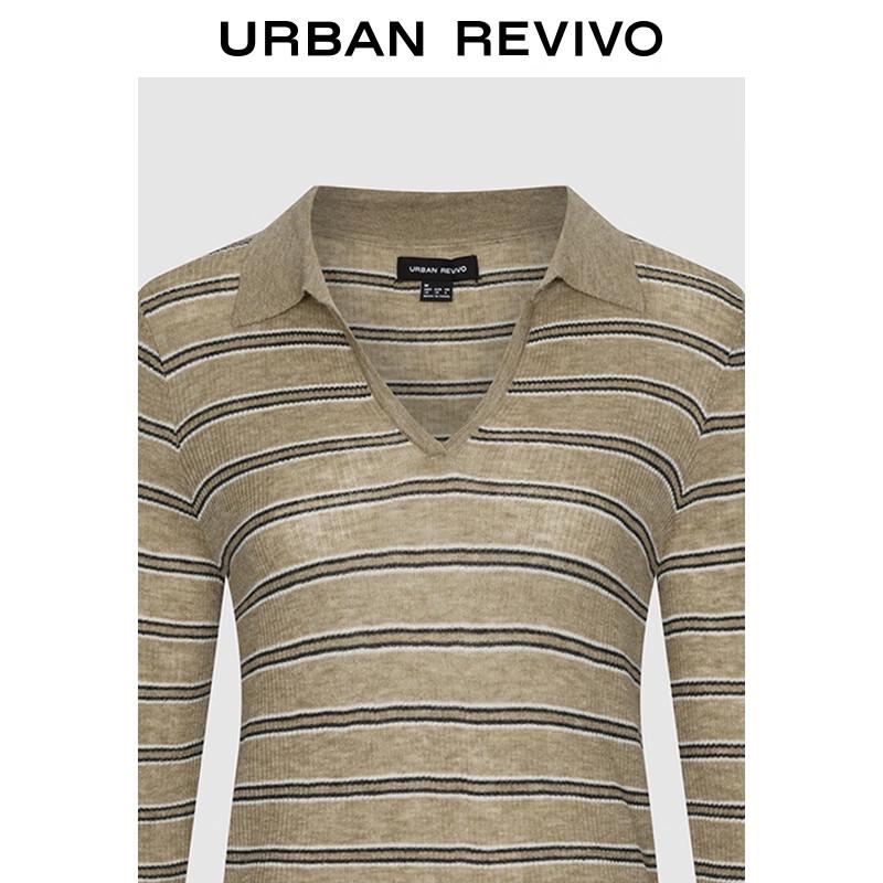 UR Women's Contrast Stripe Knit Sweater