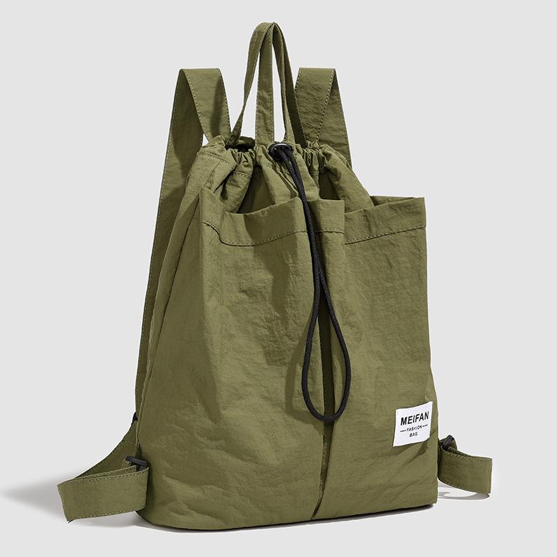 New Versatile Backpack Travel Backpack Large Capacity Bag Casual Light Cloth Bag Women's Sports Backpack