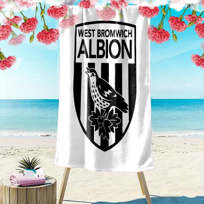 Asciugamano da Spiaggia West Brom, Asciugamano Grande Morbido ad Asciugatura Rapida per Spiaggia Campeggio Nuoto
