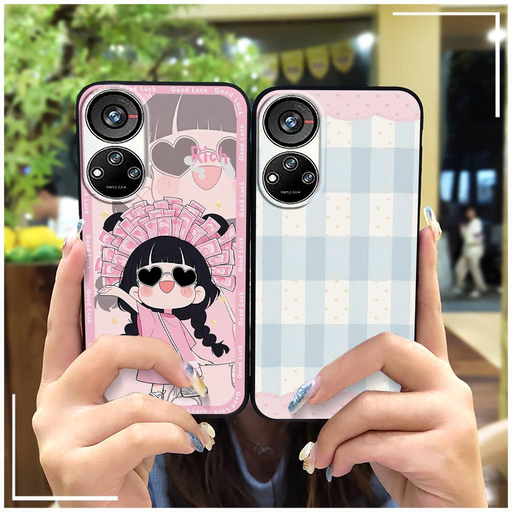 Fashion Design Graffiti Phone Case For ZTE Blade V40S/Axon40 SE Anti-dust Cartoon Protective Back Cover TPU Waterproof