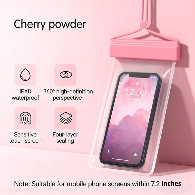 Universelle Transparente Wasserdichte Touchscreen-Handytasche Für Outdoor-Tauchen Und Schwimmen Crossbody-Handyhülle