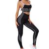 European & American Seamless Yoga Set: Elastic Vest & High Waist Hip-Lifting Long Pants