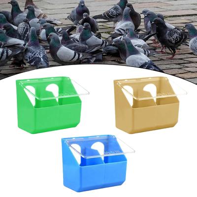 Pigeon Feeder Hanging Box Cage Accessory Heavy Duty Lightweight Dove Bird Feeding Case Food Storage Case for Ducks Cockatiels